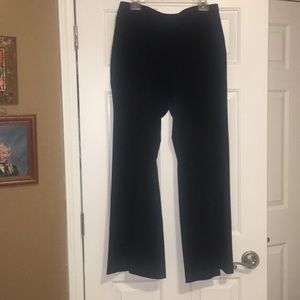 Black CAbi unlined wide leg dress pants